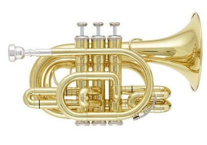 BEST QUILITY SHREYAS Ptr-530 Pocket Trumpet B-Flat Black 