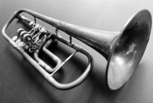 View of a trumpet