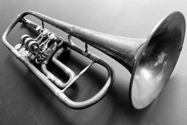 View of a trumpet